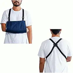 Mercur Tipóia Ortopédica Com Suporte Duplo Azul G/Gg