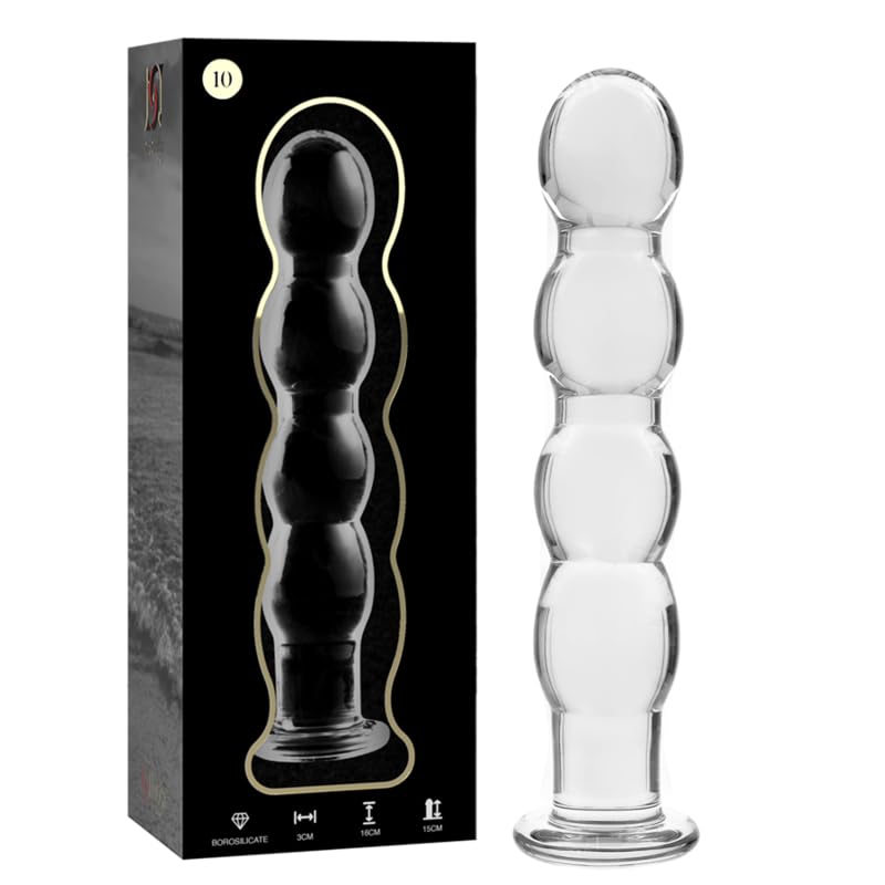 NEBULA SERIES BY IBIZA - Model 10 Dildo Borosilicate Glass 16.5 X 3.5 CM Clear