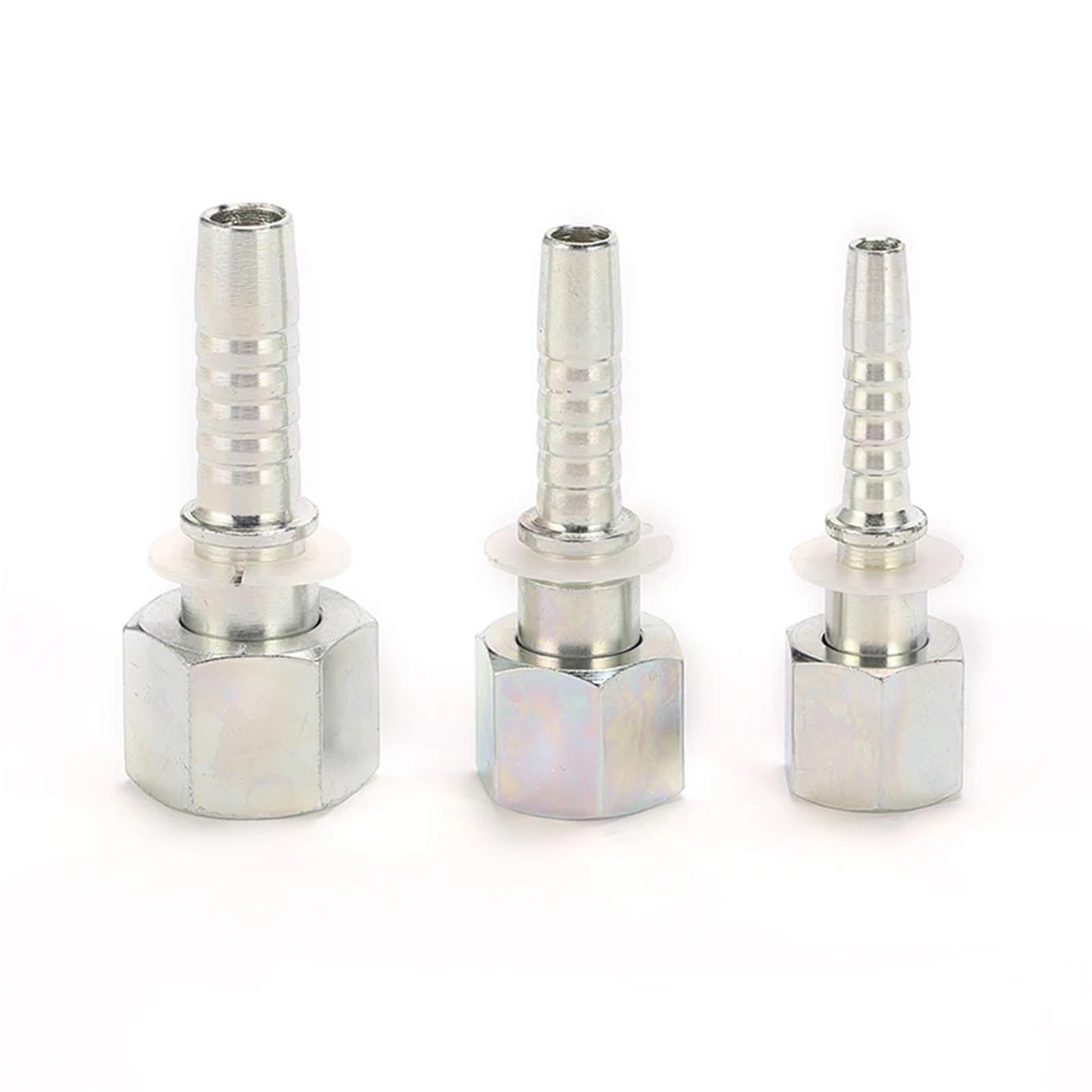 100PCS 20411-18-06T Metric Female 24° Cone O-Ring L.T. Hose Fittings