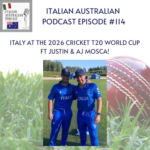 Episode 114: Italy at the 2026 Cricket World Cup Podcast Por arte de portada