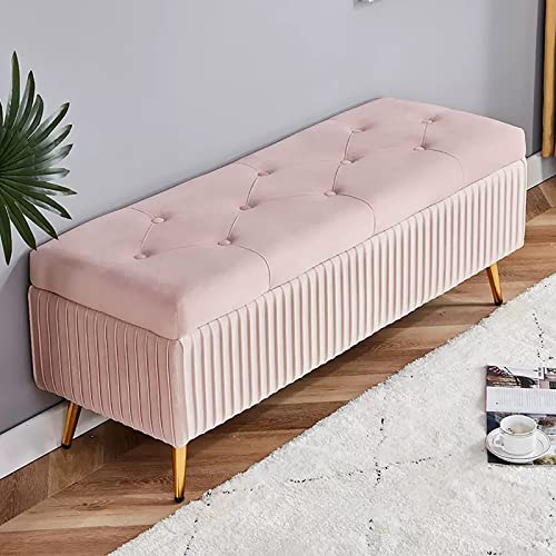 Banc d'entrée en velours Tai pour optimiser les petits espaces