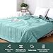 Ice Blanket for All-Season Lightweight, Summer Cooler Quilt for Hot Sleepers and Night Sweats - Cooler Comforter Double Sided Cold Effect Blanket Cooler Fiber Soft Cooli_n-g Blankets for Keep Cool