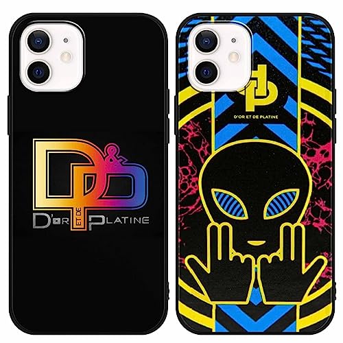 2 Confezioni JuL Cover per iPhone Pro 6.1Custodia Rapper Star Cool Moda Disegni Antiurto Anti-Graffio Ultra Sottile Morbida Protezione Case con 12.01 silicone tpu