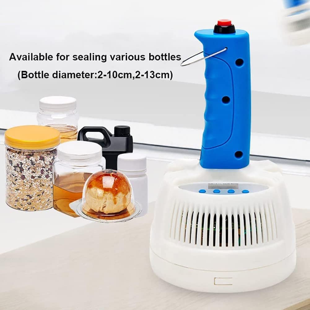 Sellador De Inducción Electromagnético De Mano, Herramienta De Sellado Por Inducción De Calor Portátil De 500 W, Sellador De Tapa De Papel De Aluminio Con Tiempo De Potencia Ajustable, Para Botellas