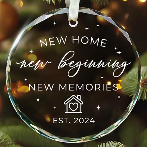 House Warming Gifts New Home - Housewarming Gifts for New House - Housewarming Gift for Women, Couple - New Home Gifts for Home, New Home Owners Gift Ideas - New Home Ornament 2024 - Xmas Ornament