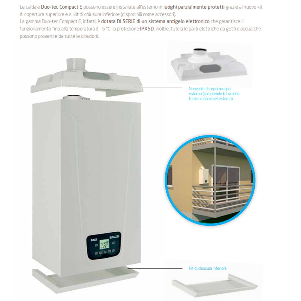 Baxi Caldaia a Condensazione Duo-tec Compact E 24 A7722082