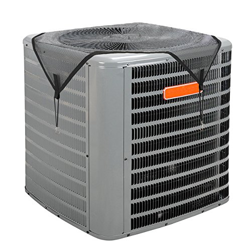 Jeacent AC Cover All Seasons Top,Air Conditioner Leaf Guard Open Mesh Air Conditioner