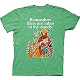 Ripple Junction Smokey Bear Babes in The Woods Adult Crew Neck T-Shirt X-Large Heather Kelly