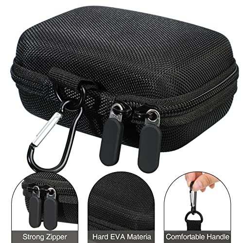 Sanwuta Playing Card Case Eva Hard Travel Carrying Case For Classic Card Game Playing Card Box (Not Including Cards), Black, 4.33 X 2.91 X 1.81 Inches (2 Pcs) #TOP2