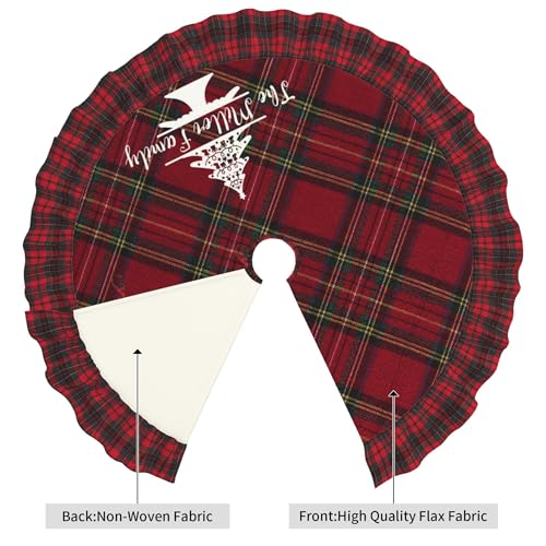 Personalized-Christmas-Tree-Skirt-with-Name-Family-Custom-Family-Christmas-Decoration-Tree-Skirt-30-in-Design-A Personalized Christmas Tree Skirt with Name Family Custom Family Christmas Decoration Tree Skirt 30 in Design A