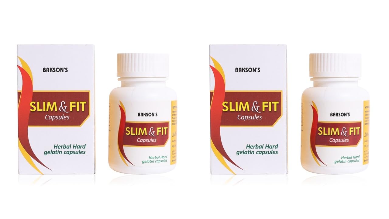 Bakson Slim & Fit Capsules-30 Capsules (Pack Of 2) (B0BVHRXB39) Amazon Price History, Amazon Price Tracker