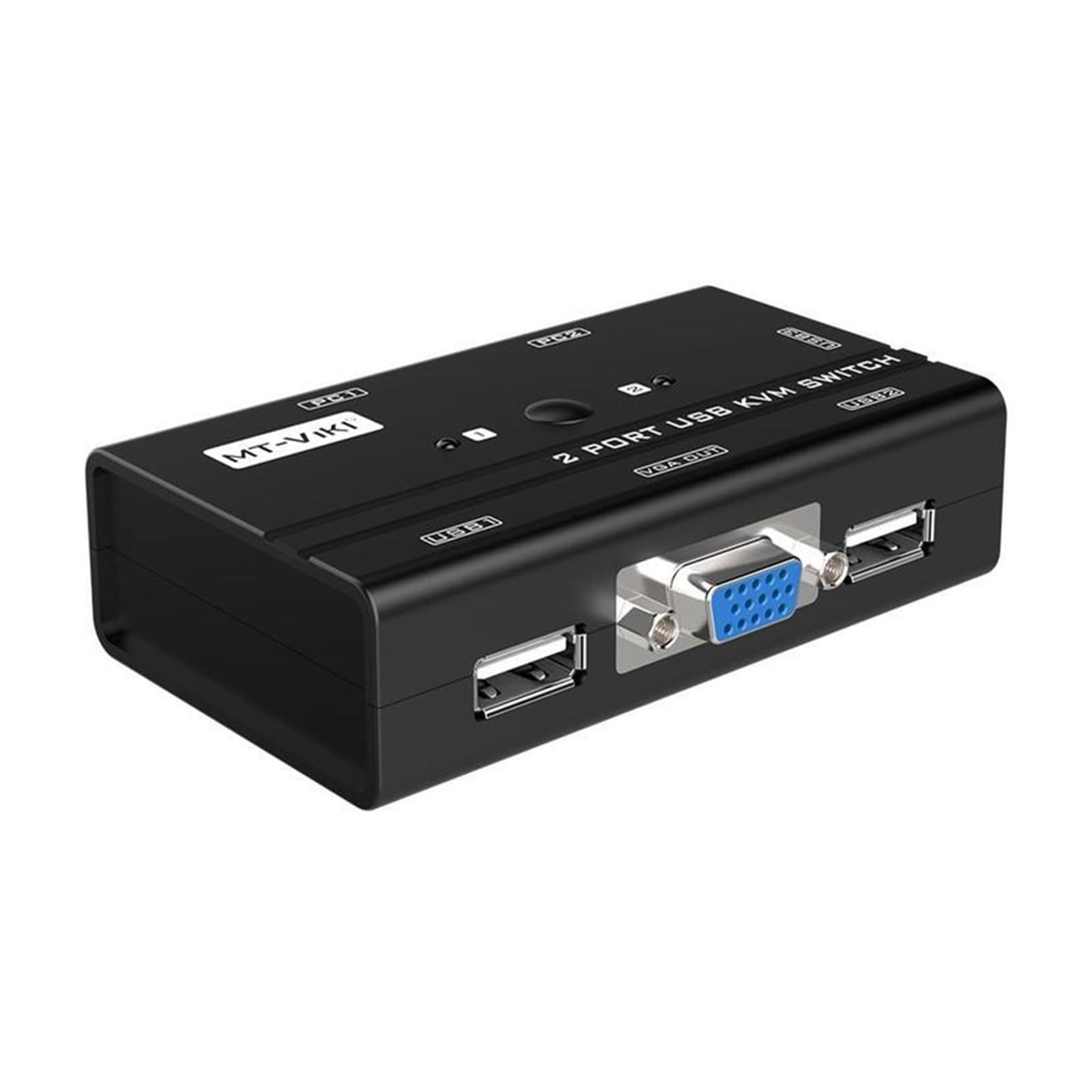 KVM Switch 2 Port USB HD VGA for Printer Computer Keyboard Mouse Monitor Sharing Device 2 in 1 Out Switcher Adapter HUB-picture-18