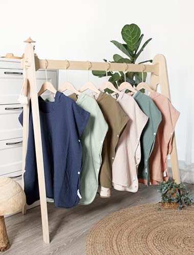 lulumoon Badeponcho Kinder Kapuzenhandtuch Baby-100% Musselin Baumwolle