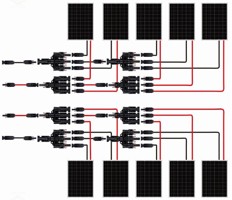 How To Extend PV Module Connection Kit Solar Y Branch Connectors - MC4 ...
