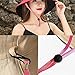 Tovip 10Pcs Mixed Color Hat Chin Cord with Adjustable Cord Fastener - Unisex Removable Sun Hat Chin Strap with Spring Loaded Stop Cord Lock, Windproof Buckle Retaining Clip