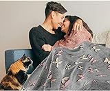 Zoom IMG-1 kanguru plaid pile grigio glow Zoom IMG-1 kanguru plaid pile grigio glow