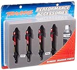 Traxxas 5460R Red-Anodized Aluminum GTR Shocks (fully assembled w/o springs) (set of 4)