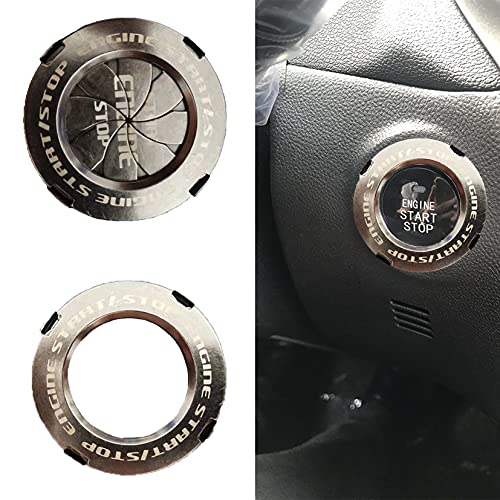 Reelte Car Push Start Button Cover Universal Car Start