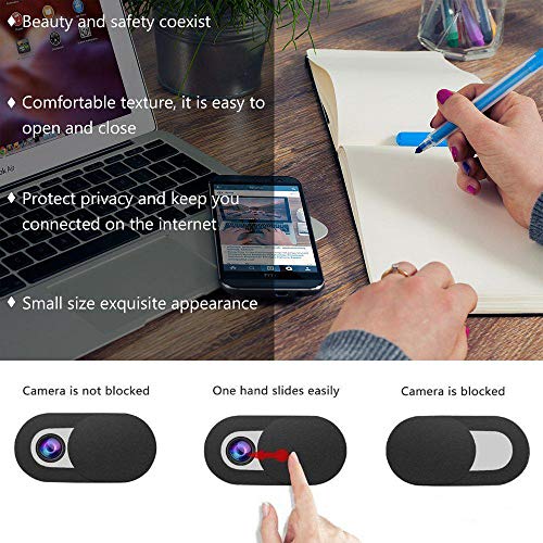 Image of 6 Pack Ultra Thin 0.03inch Web Camera Cover Slide with Strong Adhesive for Laptop Desktop PC Macboook Pro iMac Mac Mini Computer Smartphone