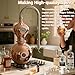 HOOLOO D15 3.1 Gal/12 L Distiller for Home Use Kit Copper Still with Thermometer Hydrosol Essential Oil Alcohol Still 3.1Gal