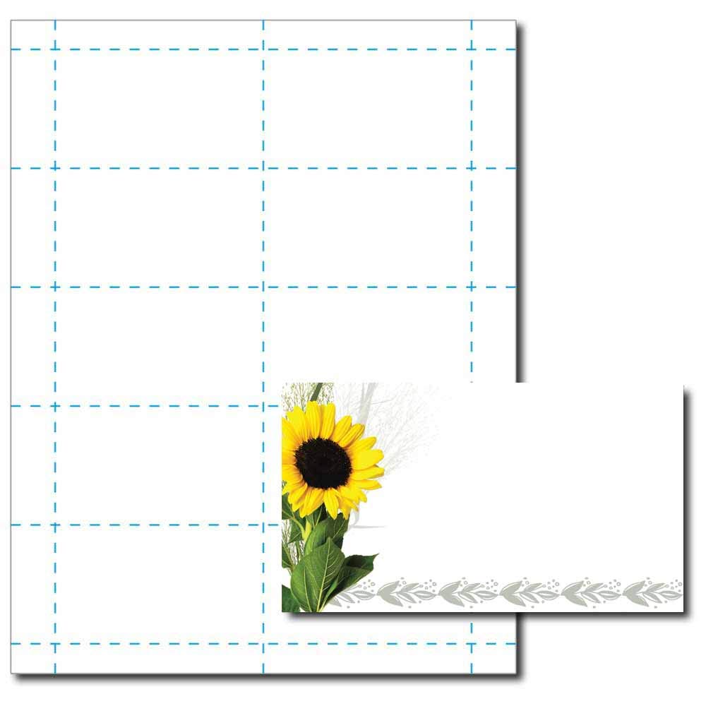 Amazon.com : Blank Designer Business Cards, 80lb Cover (200 Pack) (Sunflower)  : Office Products
