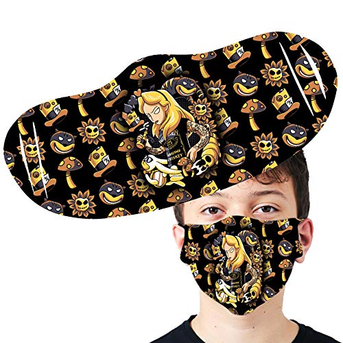 Preisvergleich Produktbild Alternative Alice im Wunderland Darkside Gesichtsbezug, waschbar, Anti-Verschmutzung, wiederverwendbar