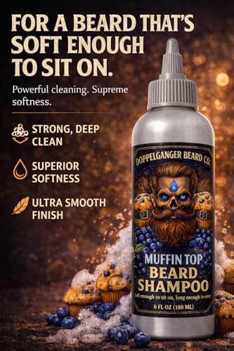 Image of Beard Shampoo - Beard Wash That Actually Softens and Conditions, Dandruff & Itch Control, One Bottle Lasts 3-4 Months, Sulfate Free & Paraben Free, Aloe & Apple Cider Vinegar (Seaside Sidepeace)