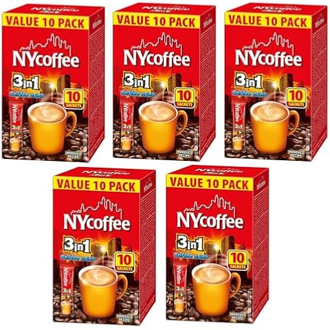 NY Coffee 3 in 1 Sachets - 50 Pack Cover
