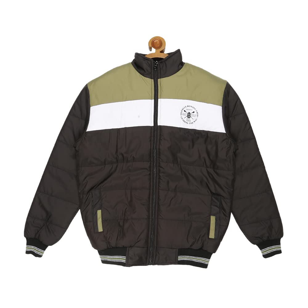 Boy's Polyester Black Jacket