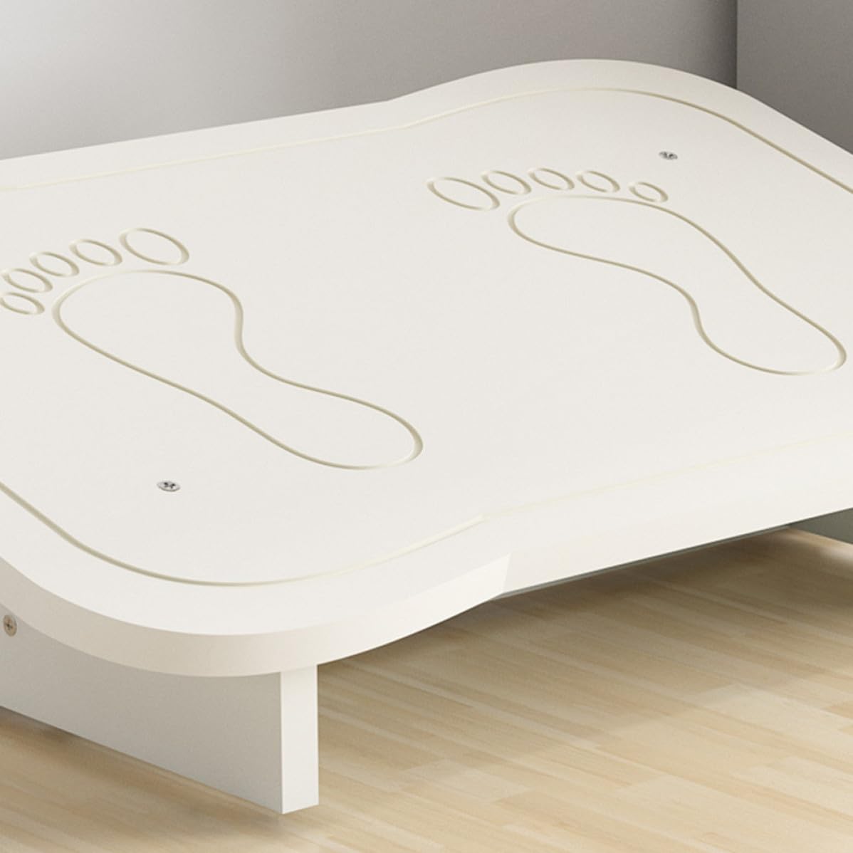 Abaodam Reposapiés de Oficina, Antideslizante, Tablero Artificial Blanco