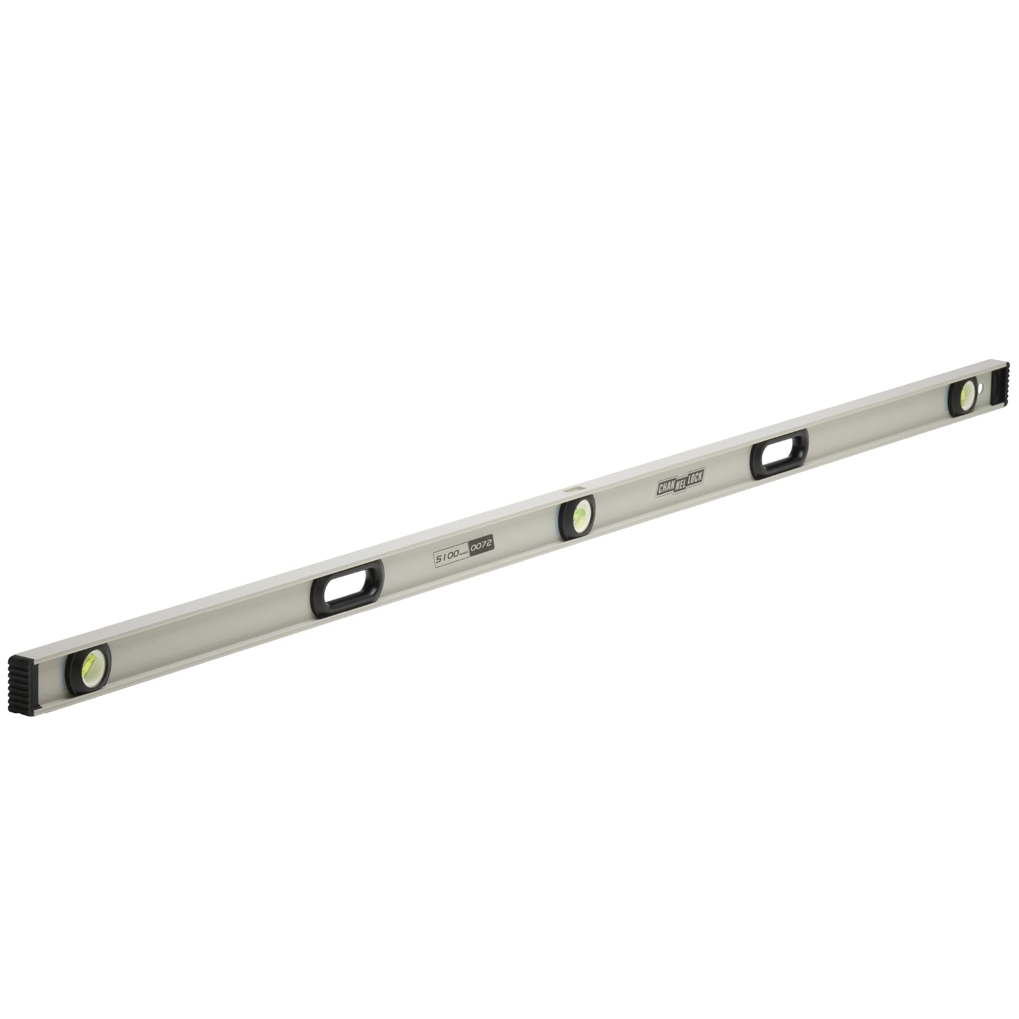 CHANNELLOCK 72-Inch, Professional-Grade Aluminum I-Beam Level with 3 Vials, 5100-0072