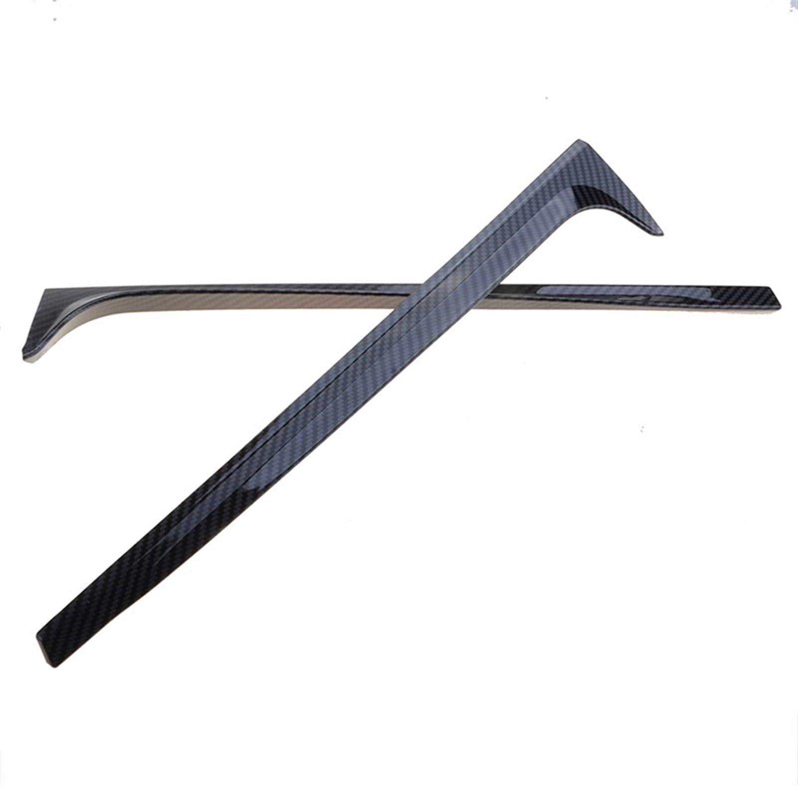 Premio Lunotto posteriore Lato Spoiler Pinne Modanatura Trim Striscia per VW Poo Mk5 6R 6C 2009 2017 Auto Accessori Decorativi(Nero)