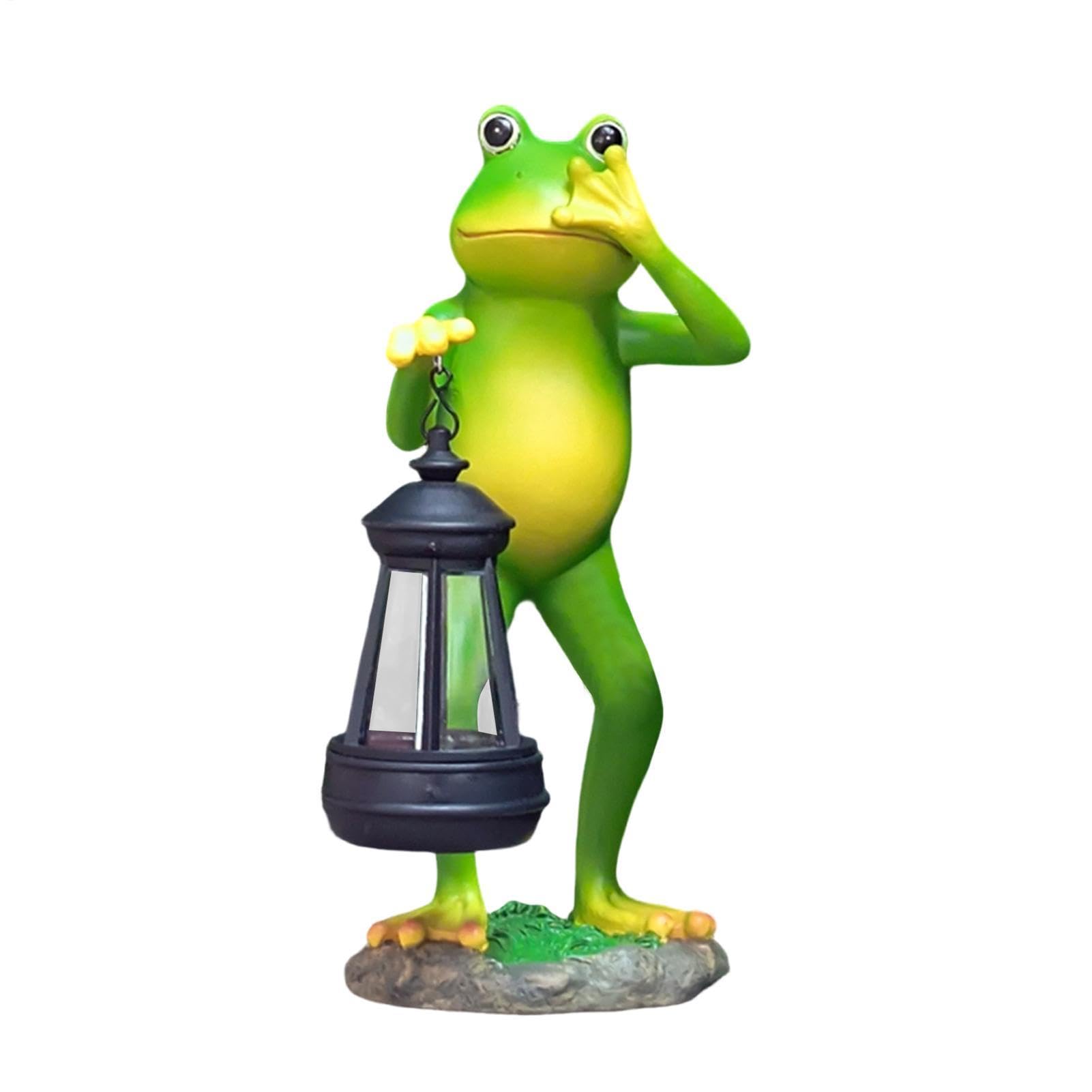 Lampe sculpture grenouille résistante aux intempéries et étanche pour extérieur - 8