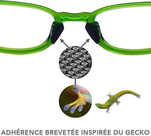 Setex Gecko Grip Ultra-Fin 0,6 mm Antidérapant Lunettes de protection nasale, Fabriqué aux États-Unis, Fibres microstructurées innovantes, 0,6 mm x 7 mm x 16 mm - 2