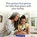 Bark Phone - Safest Phone for Kids & Teens - Monitor Texts, Social Media, and More - Tamper Proof Parental Controls - GPS Tracking - Unlimited Talk/Text A16