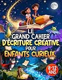  Carnet d’écriture créative pour enfants 8-14 ans – 24 idées d’histoires à compléter – Activité sans écran – Cadeau éducatif et ludique – Fille et garçon