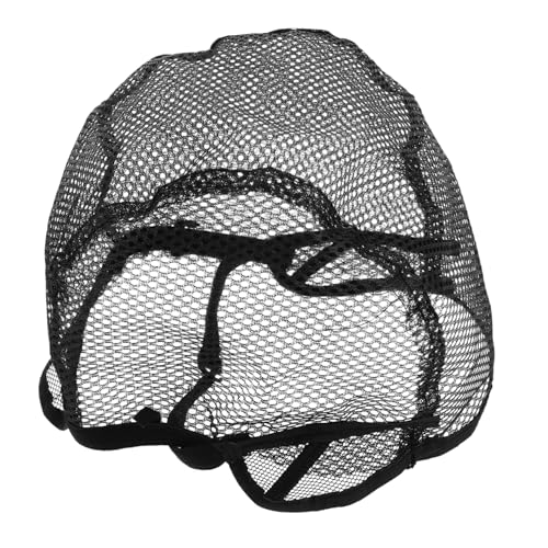 LIFKOME 2Pc Adjustable Stretch Wig Caps for Hair Weaving Lightweight Black Mesh Head Cover for Making Wigs Durable Fix Wig Net for DIY Hair Styling