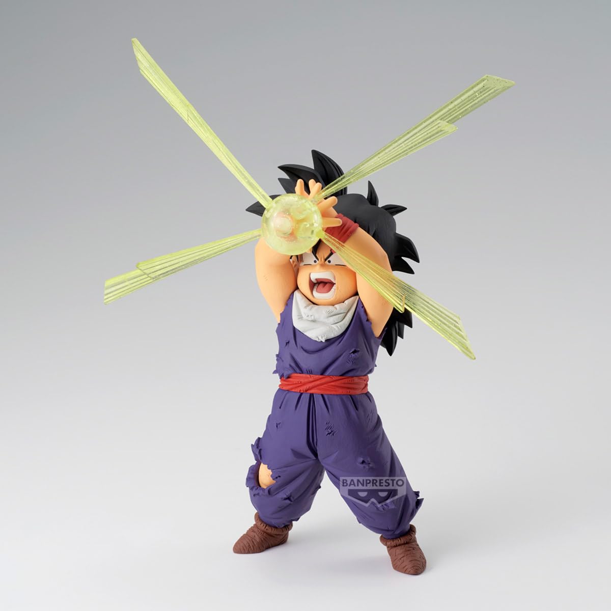 Banpresto BP29377P Action Figure Gohan III Dragon Ball Z, Gxmateria 12 cm, multicolore, statuetta da collezione, ideale per i fan dell'Anime Dragon Ball Z