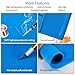 Kaisi Large Soldering Mat Heat Resistant,Silicone work mat,Magnetic solder mat,Electronic Solder Pad with Anti Static Wrist Strap for Soldering Station,Phone,Laptop,Tablet,Watch Repair(Blue)