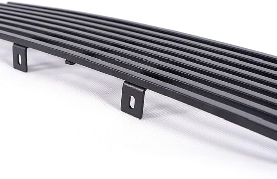 CHEDA Insert Bumper Black Billet Grille Compatible with 2009 2010 2011 2012 2013 2014 Ford F150 Pikcup(Black)