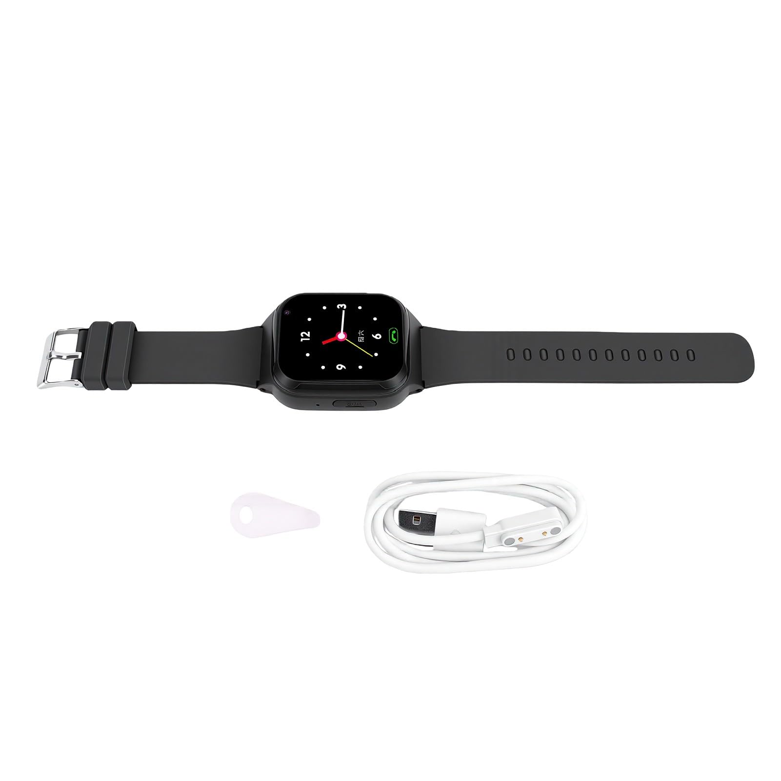 Tosuny Smartwatch per Bambini 4G, Smartwatch per Bambini (BLACK) | Touch screen da 1,44 pollici IP65, videochiamata SOS LBS localizzazione WiFi