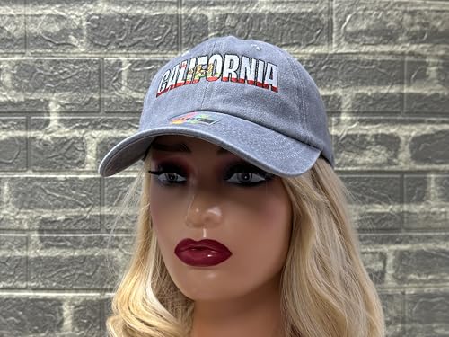 Image of California Bear Republic Baseball Cap for Men and Women | California Pride, Classic Baseball Cap Design, Detailed Embroidered Finish, Comfortable Adjustable Fit