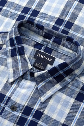 Haggar Men's Classic Plaid Flannel Shirt4