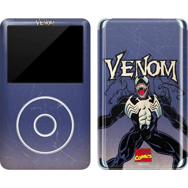 Skinit Decal MP3 Player Skin Compatible with iPod Classic (6th Gen) 80GB - Officially Licensed Marvel Classic Comics Venom Design