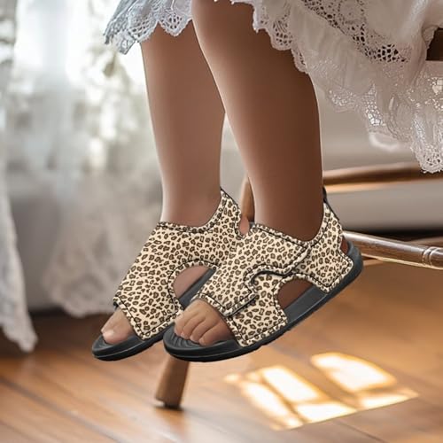 Open-Toe Colorful Leopard Printed Girls' Sandals Sport Sandals Athletic Comfortable (Toddler/Little Kid/Big Kid)4
