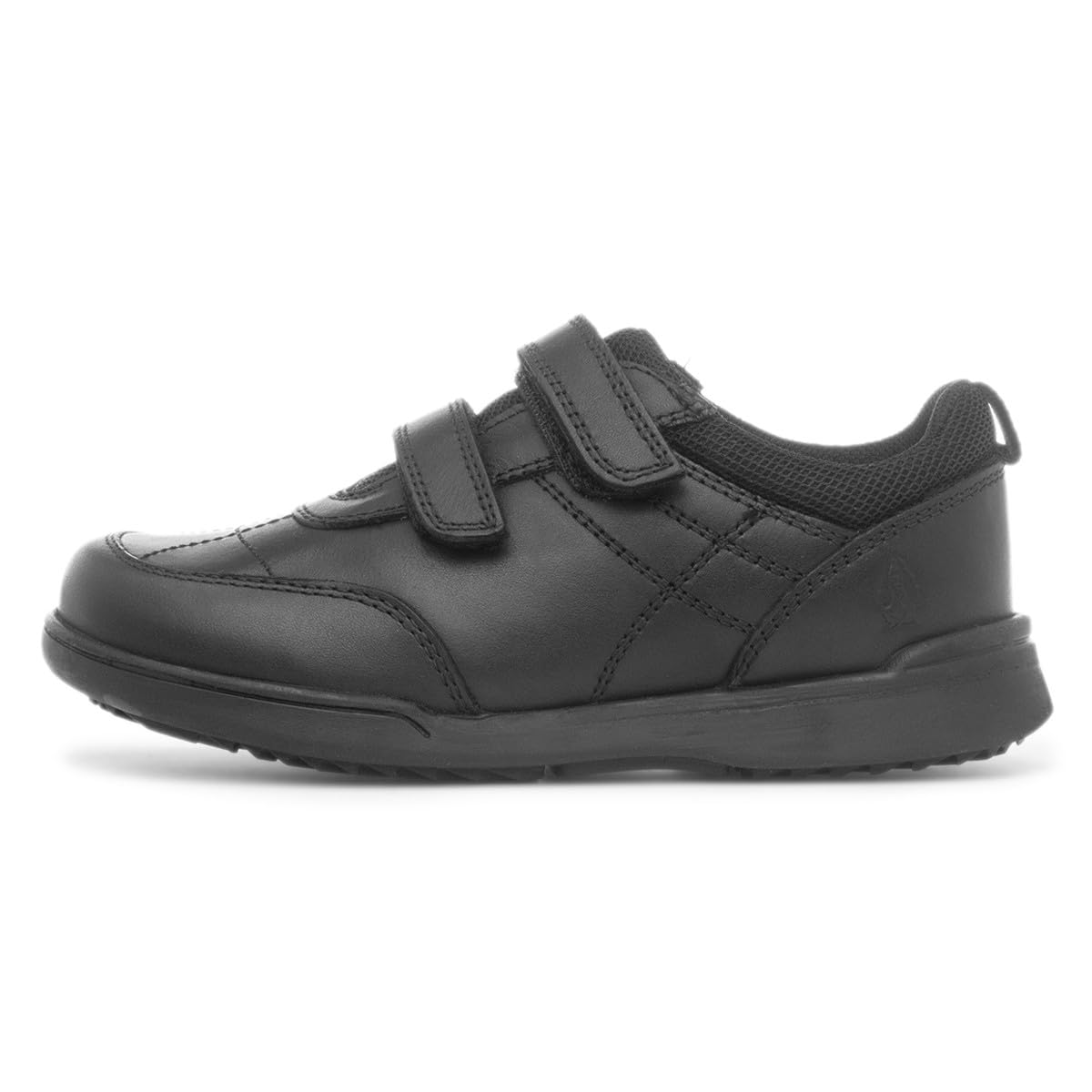 Hush Puppies Boys Lennon Inf School Shoe, Black, 8 UK Child
