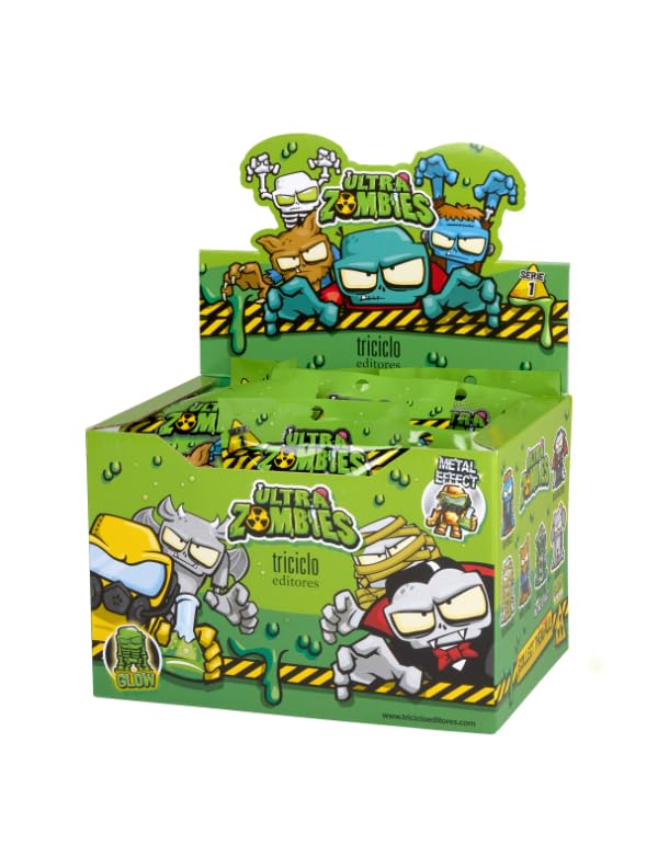Figuras Coleccionables Ultrazombies Special Edition - 8 Zombies Con Piezas Intercambiables, 2 Brillan En La Oscuridad