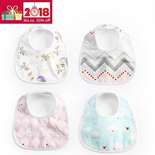 Confezione da pezzi Baby Bib Mull Bavaglino