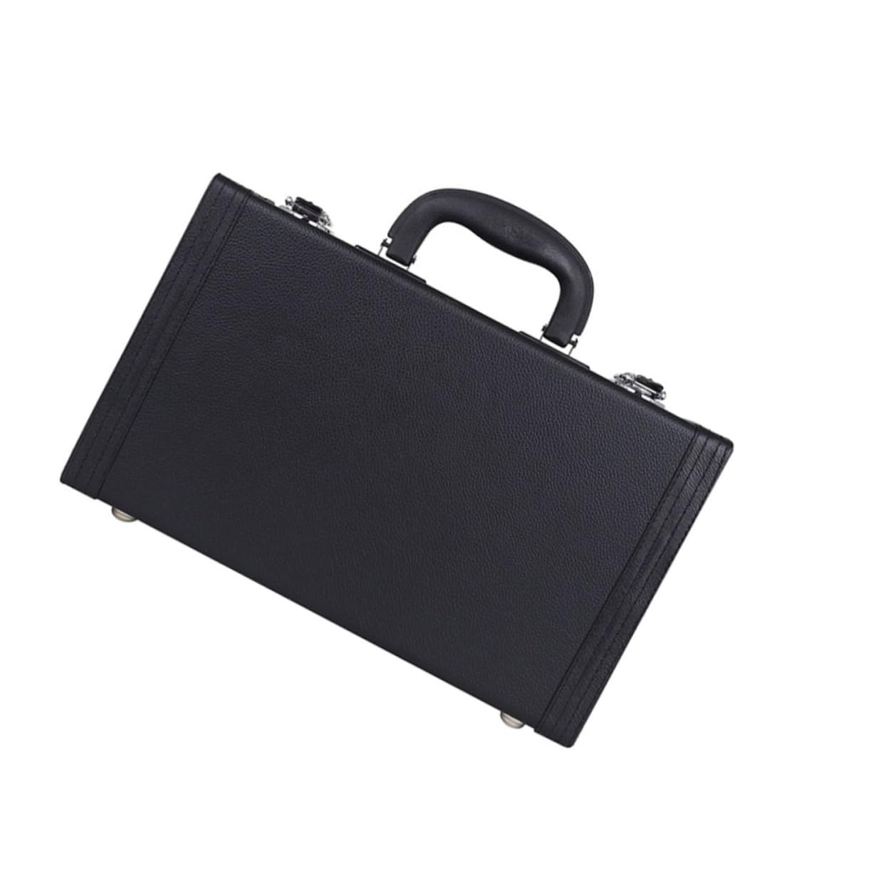 ERINGOGO Box Portable Hard Shell Clarinet Case Black Clarinet Carrying Bag with Comfortable Handle Scratch Resistant Design for Safe Transport of Musical Instruments
