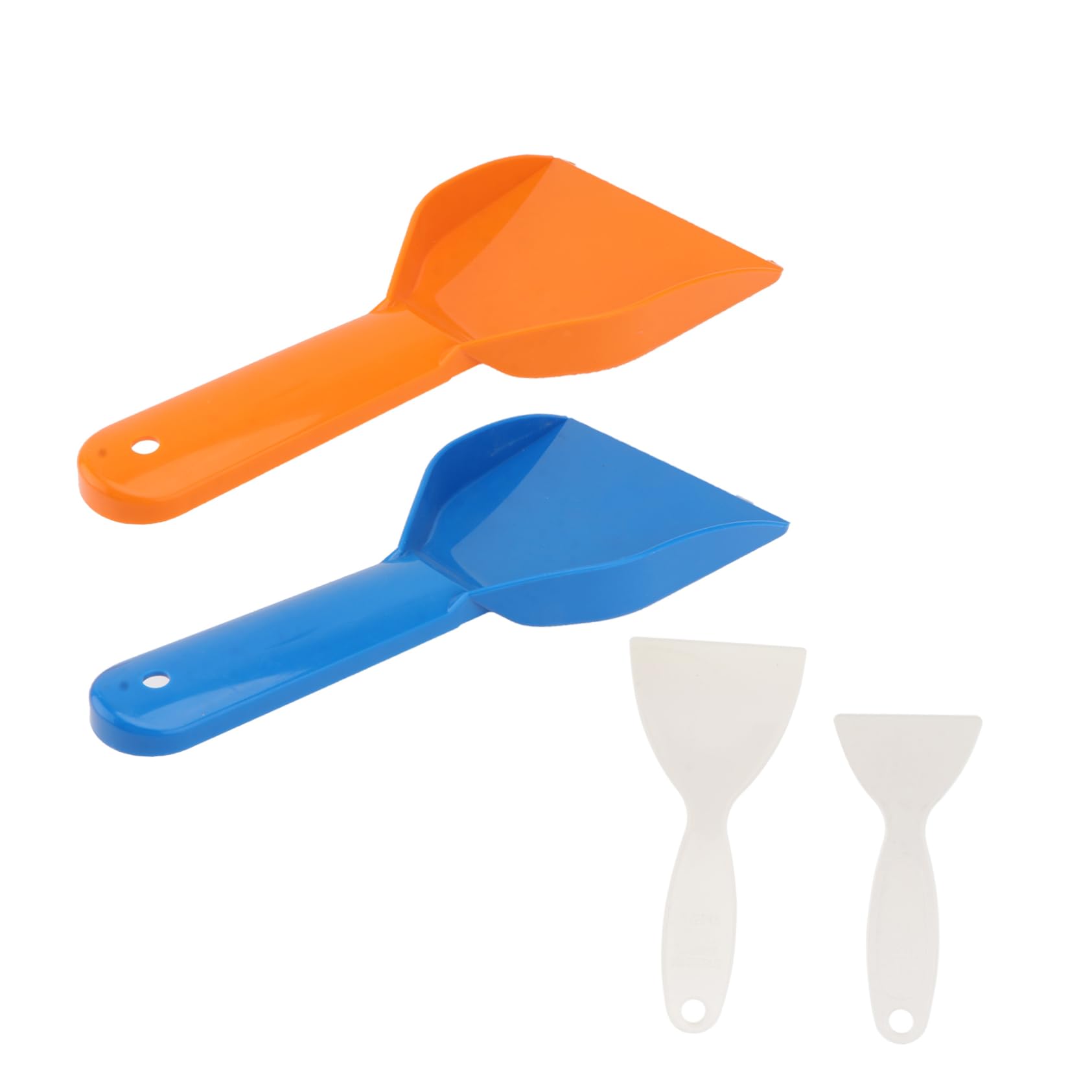 GRIRIW Fridge Ice Shovel Fridge Freezer 4pcs Deicing Shovel Snow Ice Premium Abs Household Refrigerator Freezer Freezer Frost Shovel